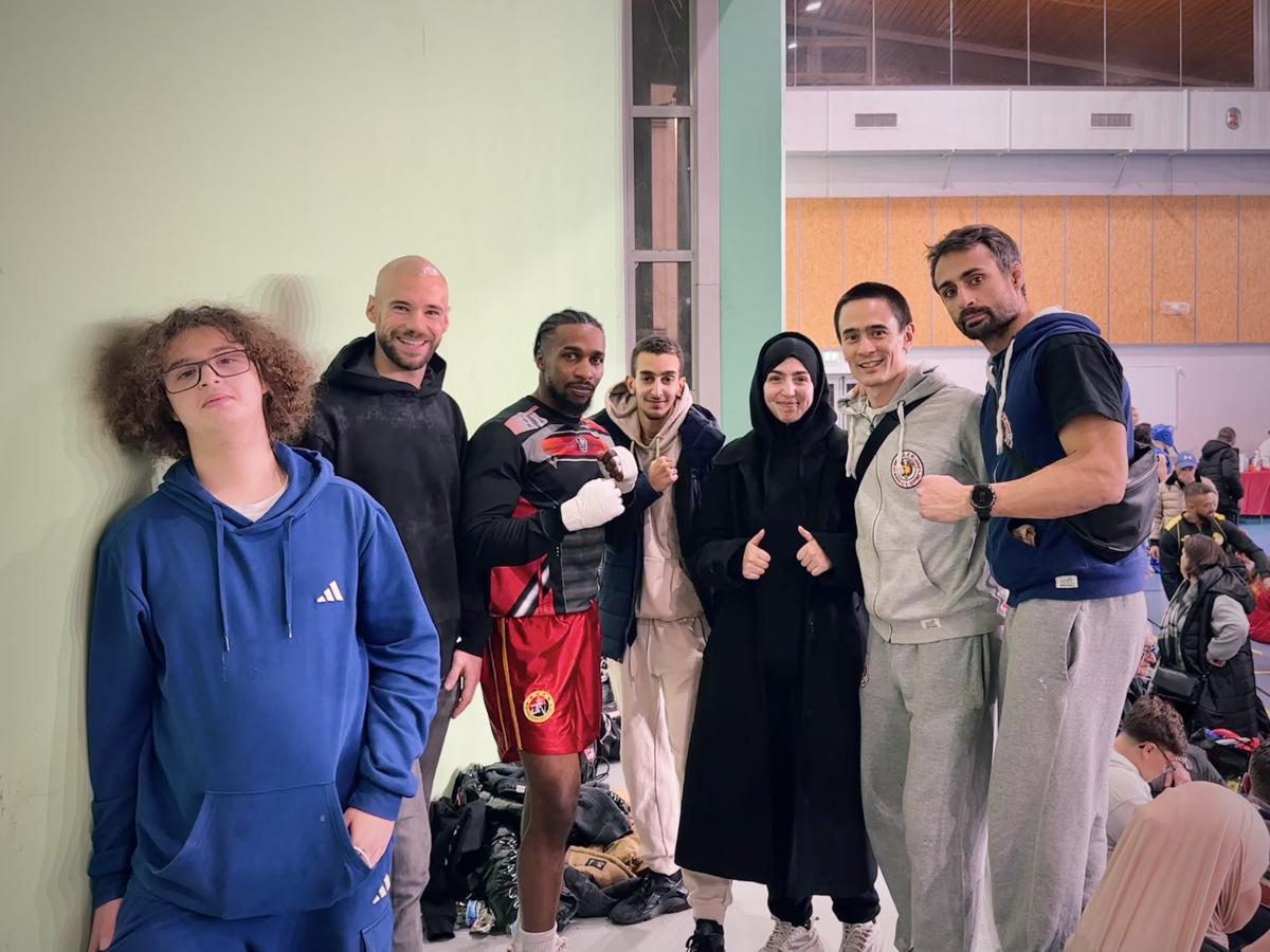 L'École Kim Diêu à la Coupe de France de Sanda Light 2024.