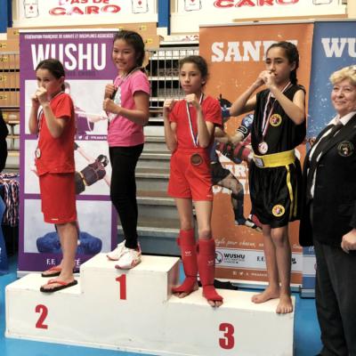 Coupe de France Qingda mai 2017, Lilia B 3ème (benjamine - 35 kg).