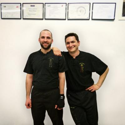 Julien et Aurélien, ceinture noire 1er Duan Wing Chun.